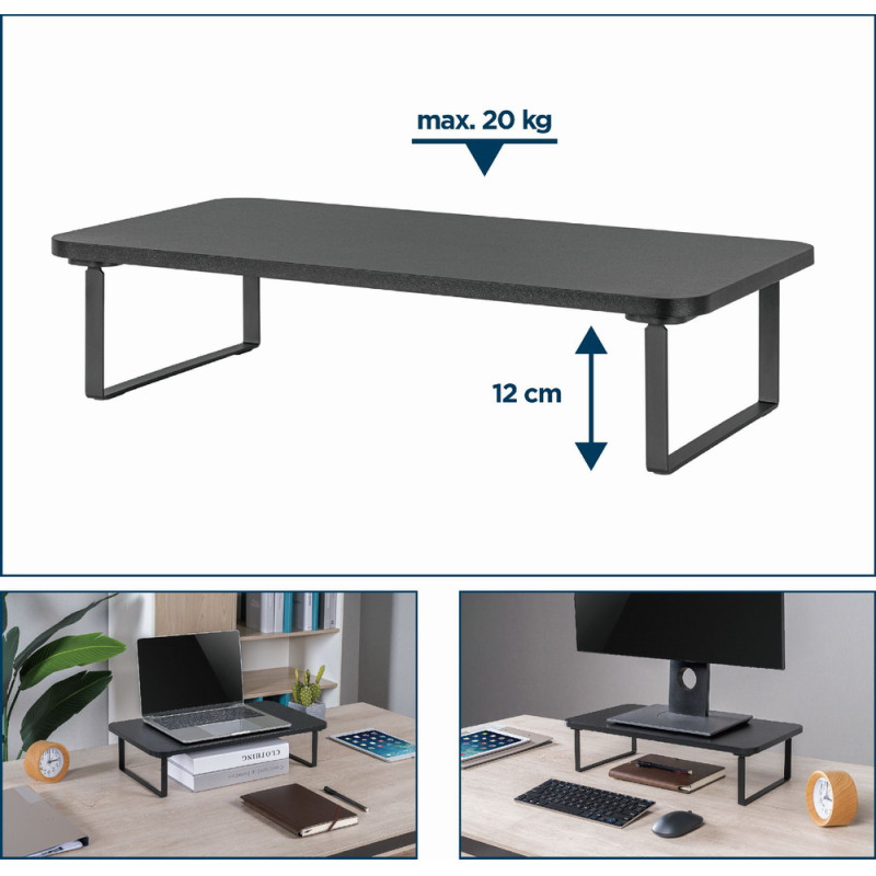 Gembird MS-TABLE-03 MS-TABLE-03, Independiente, 20 kg, Negro