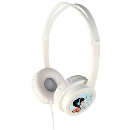 Gembird MHP-JR-W MHP-JR-W, Alámbrico, Música, 520 g, Auriculares, Blanco