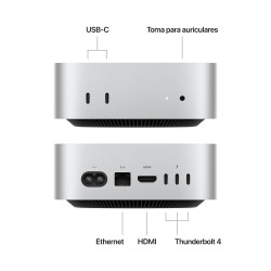 Apple MU9E3YP/A Mac mini , Apple M, M4, 16 GB, 512 GB, SSD, macOS Sequoia 2
