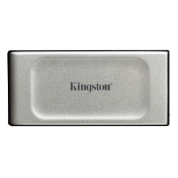 Kingston Technology SXS2000/2000G 2000G SSD portátil XS2000, 2 TB, USB Tipo C, 3.2 Gen 2 (3.1 Gen 2), 2000 MB/s, Negro, Plata