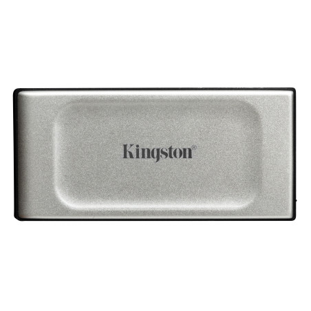 Kingston Technology SXS2000/2000G 2000G SSD portátil XS2000, 2 TB, USB Tipo C, 3.2 Gen 2 (3.1 Gen 2), 2000 MB/s, Negro, Plata