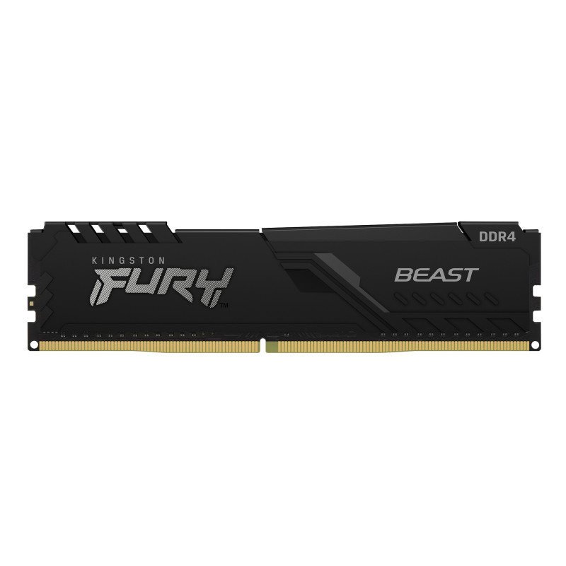 Kingston Technology KF436C18BB/16 FURY Beast 16GB 3600MT/s DDR4 CL18 DIMM Black, 16 GB, 1 x 16 GB, DDR4, 288-pin DIMM