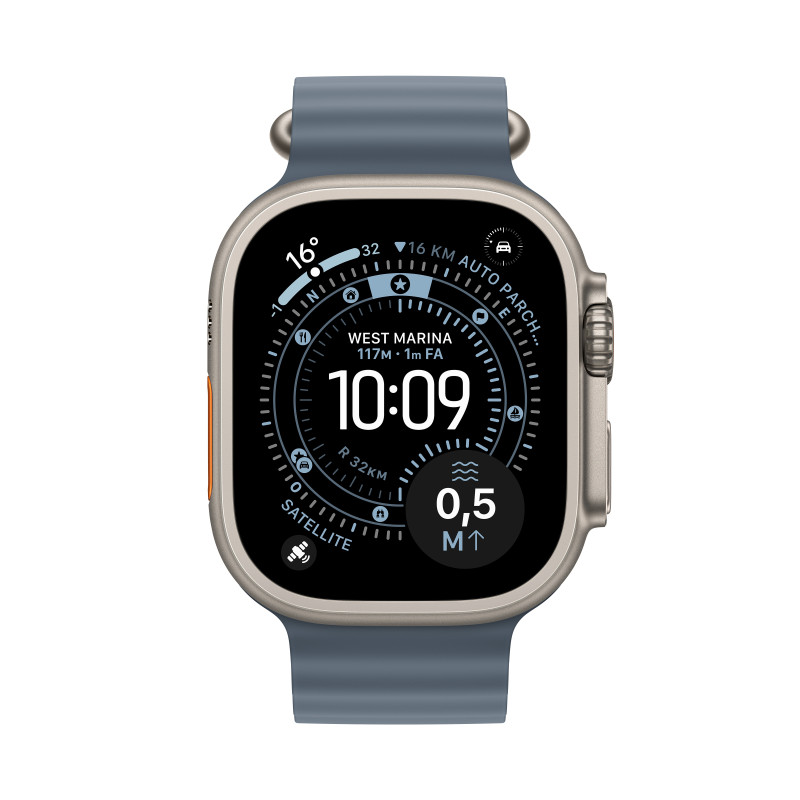 Apple MEWH4QL/A Watch Ultra 3 , OLED, Pantalla táctil, 64 GB, Wifi, GPS (satélite), 61,6 g
