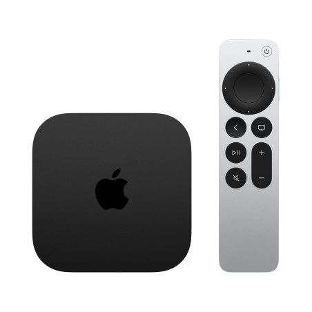 Apple MN893HY/A TV 4K, Apple, A15, 128 GB, AVC, H.264, HEVC, M4V, MP4, MPEG4, AAC, AC3, AIFF, EAC3, FLAC, HE-AAC, MP3, MP3 VBR,