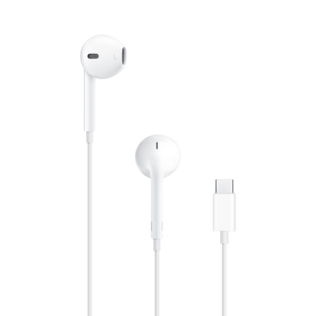 Apple MTJY3ZM/A EarPods (USB‑C), Alámbrico, Llamadas/Música, Auriculares, Blanco