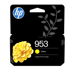 HP F6U14AE Cartucho de tinta Original 953 amarillo, Estándar, Amarillo, Tinta a base de pigmentos, 9 ml, 1 pieza(s), Pack