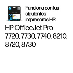 HP F6U14AE Cartucho de tinta Original 953 amarillo, Estándar, Amarillo, Tinta a base de pigmentos, 9 ml, 1 pieza(s), Pack 2