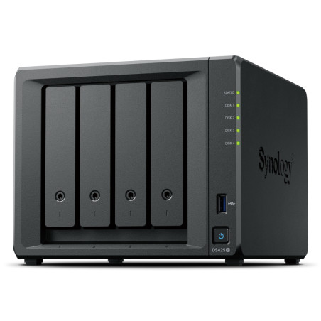 Synology DS425+ DiskStation DS425+, NAS, Intel® Celeron®, J4125, 2 GB, DDR4, 0 TB
