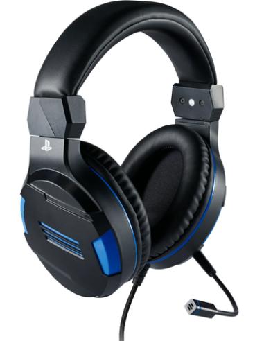 Bigben Interactive PS4OFHEADSETV3 auricular y casco Auriculares Alámbrico Diadema Juego Negro, Azul