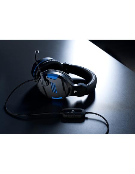 Bigben Interactive PS4OFHEADSETV3 auricular y casco Auriculares Alámbrico Diadema Juego Negro, Azul