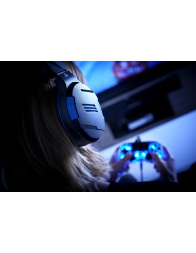 Bigben Interactive PS4OFHEADSETV3 auricular y casco Auriculares Alámbrico Diadema Juego Negro, Azul