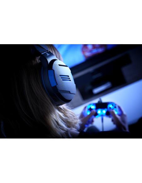 Bigben Interactive PS4OFHEADSETV3 auricular y casco Auriculares Alámbrico Diadema Juego Negro, Azul