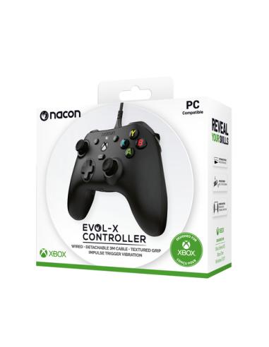 NACON XBXEVOL-X mando y volante Negro USB Gamepad Xbox