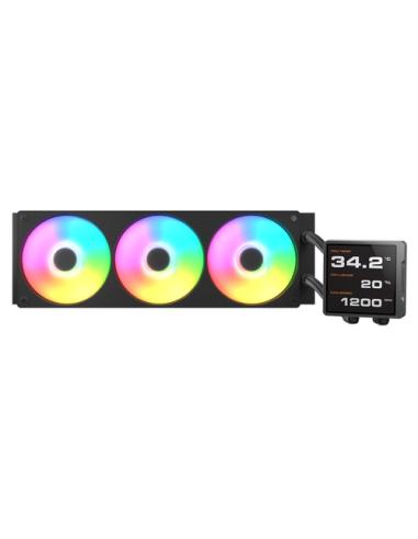 COUGAR CGR-PSDVPRGB-B-360 Procesador Sistema de refrigeración líquida todo en uno 12 cm Negro