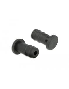 DeLOCK Funda de polvo para conector estéreo hembra de 3,5 mm 10 piezas negro 2