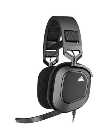 Corsair HS80 RGB USB Auriculares Alámbrico De mano Juego Carbono