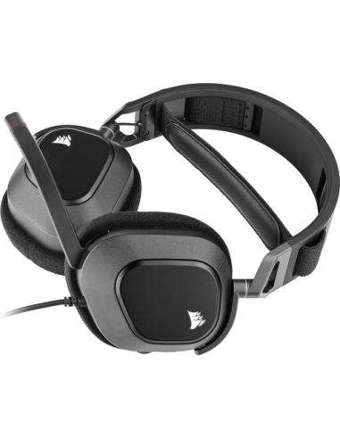 Corsair HS80 RGB USB Auriculares Alámbrico De mano Juego Carbono