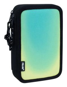 Milan 081264SNK1GR caja de lápices Estuche suave Poliéster Negro, Verde