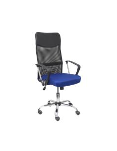 SILLA DIRECCION PIQUERAS Y CRESPO GONTAR / RESPALDO MALLA NEGRA / ASIENTO AZUL / MECANISMO BASCULANTE / BRAZOS FIJOS / 31BM8403D