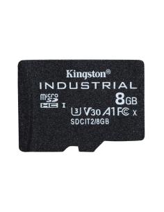 Kingston Technology Tarjeta 8GB microSDHC Industrial C10 A1 pSLC paquete individual sin adaptador