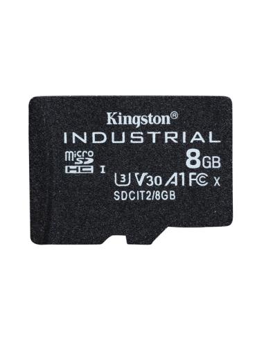 Kingston Technology Tarjeta 8GB microSDHC Industrial C10 A1 pSLC paquete individual sin adaptador