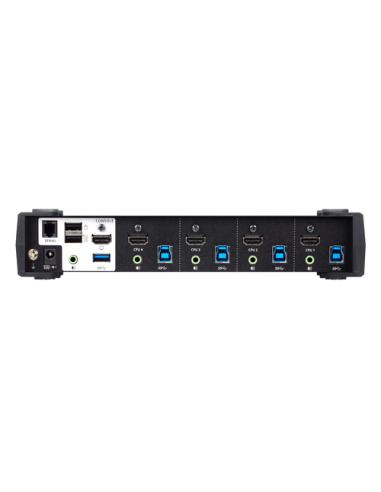 ATEN Switch KVMP™ HDMI 4K USB 3.0 de 4 puertos