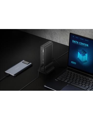 ASUS Triple Display USB-C Dock DC300 Acoplamiento USB 3.2 Gen 2 (3.1 Gen 2) Type-C Negro