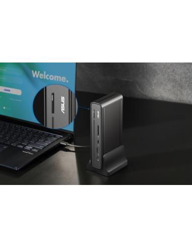ASUS Triple Display USB-C Dock DC300 Acoplamiento USB 3.2 Gen 2 (3.1 Gen 2) Type-C Negro