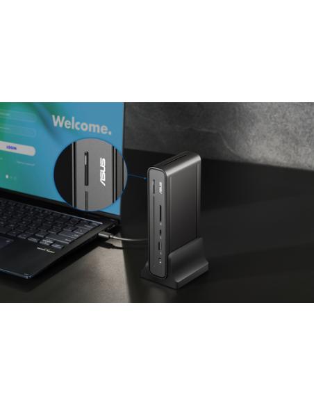ASUS Triple Display USB-C Dock DC300 Acoplamiento USB 3.2 Gen 2 (3.1 Gen 2) Type-C Negro
