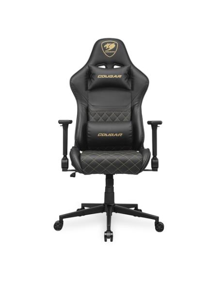 COUGAR CGR-AO2-GLB Silla para videojuegos universal Asiento acolchado Negro, Oro