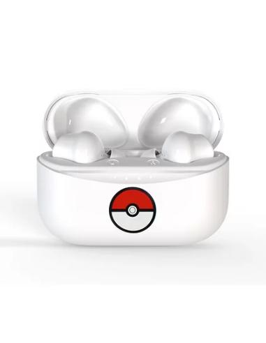 OTL Technologies Pokémon Poké ball Auriculares Inalámbrico Dentro de oído Llamadas/Música Bluetooth Blanco