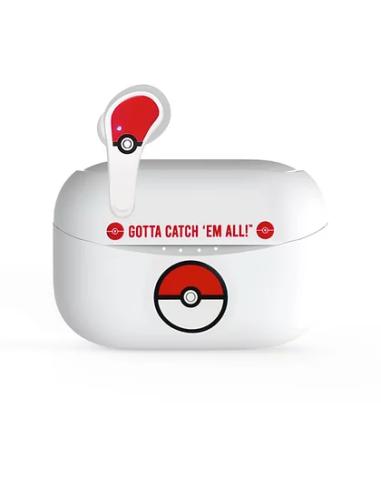 OTL Technologies Pokémon Poké ball Auriculares Inalámbrico Dentro de oído Llamadas/Música Bluetooth Blanco