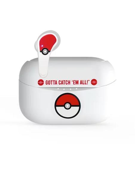 OTL Technologies Pokémon Poké ball Auriculares Inalámbrico Dentro de oído Llamadas/Música Bluetooth Blanco