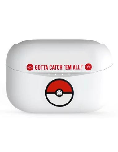 OTL Technologies Pokémon Poké ball Auriculares Inalámbrico Dentro de oído Llamadas/Música Bluetooth Blanco