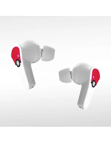 OTL Technologies Pokémon Poké ball Auriculares Inalámbrico Dentro de oído Llamadas/Música Bluetooth Blanco
