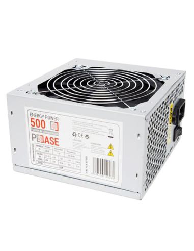 PCCASE EP-500 unidad de fuente de alimentación 500 W 20+4 pin ATX ATX Plata