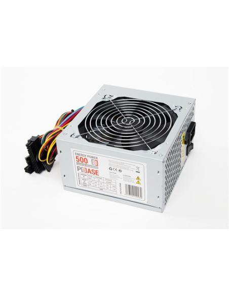 PCCASE EP-500 unidad de fuente de alimentación 500 W 20+4 pin ATX ATX Plata