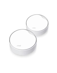 TP-Link DECO X50-POE(2-PACK) sistema Wi-Fi Mesh (Wi-Fi en malla) Doble banda (2,4 GHz / 5 GHz) Wi-Fi 6 (802.11ax) Blanco Interno