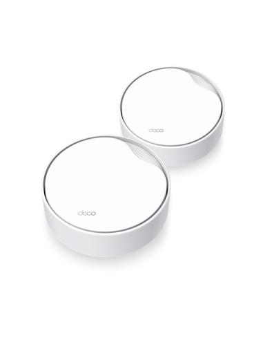 TP-Link DECO X50-POE(2-PACK) sistema Wi-Fi Mesh (Wi-Fi en malla) Doble banda (2,4 GHz / 5 GHz) Wi-Fi 6 (802.11ax) Blanco Interno