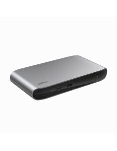 Belkin INC013VFSGY hub de interfaz Thunderbolt 4 40000 Mbit/s Negro, Gris