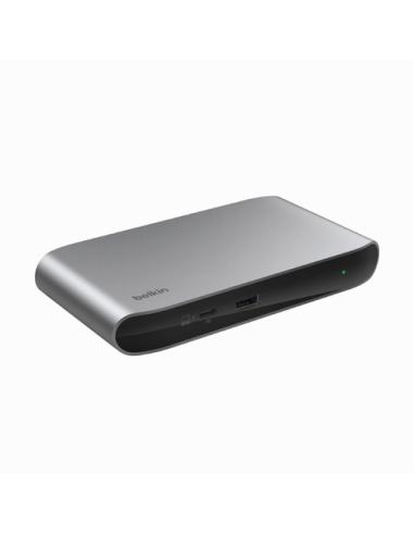 Belkin INC013VFSGY hub de interfaz Thunderbolt 4 40000 Mbit/s Negro, Gris