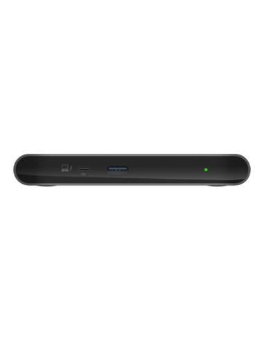 Belkin INC013VFSGY hub de interfaz Thunderbolt 4 40000 Mbit/s Negro, Gris