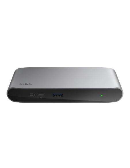 Belkin INC013VFSGY hub de interfaz Thunderbolt 4 40000 Mbit/s Negro, Gris