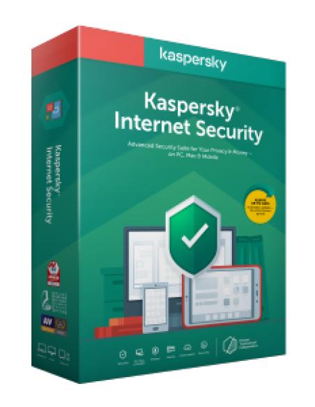 Kaspersky Internet Security 2020 Seguridad de antivirus Base 1 licencia(s) 1 año(s)