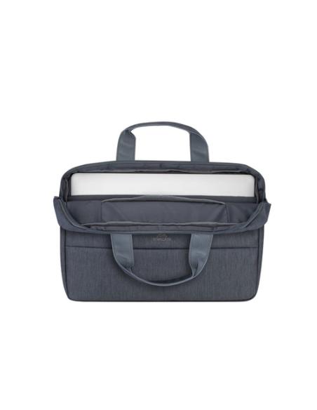Rivacase 7522 35,6 cm (14") Maletín Gris