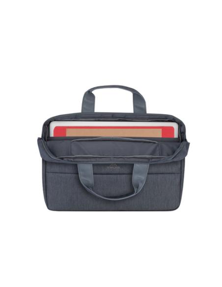 Rivacase 7522 35,6 cm (14") Maletín Gris