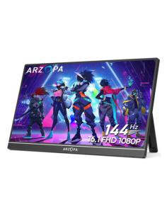 Arzopa Z1FC pantalla para PC 40,9 cm (16.1") 1920 x 1080 Pixeles Full HD LCD Negro