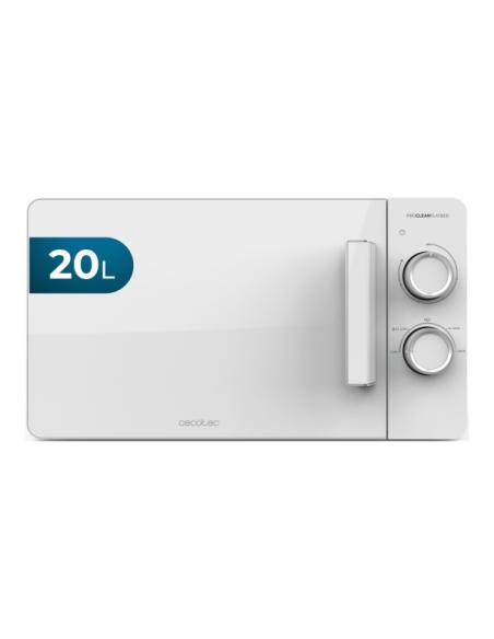 MICROONDAS CECOTEC PROCLEAN 3020 FLATBED / 20L / 700W / SIN PLATO / 6 NIVELES / DESCONGELACION / A01_EU01_100515
