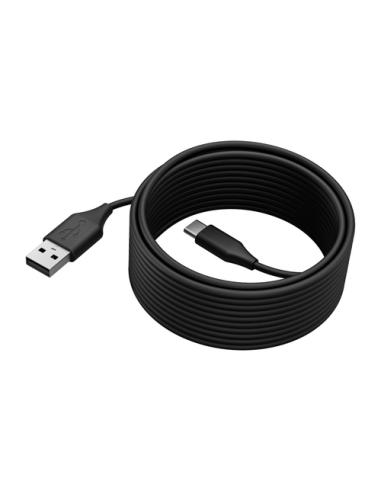 Jabra 14202-11 cable USB USB 2.0 5 m USB C USB A Negro