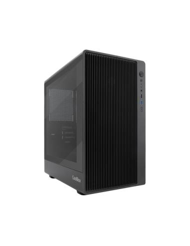 CoolBox GAMING CAJA MATX GM350 DARKFACE USB-C 3.2 GEN1 CRISTAL AHUMADO